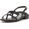 Vince Camuto Women’s Melly Flat Sandal(Black)