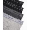 Vince Camuto Men’s Cotton Stretch Boxer Brief Multi-Pack, 2Pk(Black/Grey Hth/Charcoal Hthr/Black)