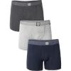 Vince Camuto Men’s Cotton Stretch Boxer Brief Multi-Pack, 2Pk(3pk Charcoal Heather/Grey Heather/Navy Heather)