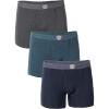Vince Camuto Men’s Cotton Stretch Boxer Brief Multi-Pack, 2Pk(3pk Charcoal Heather/Marine Heather/Navy Heather)