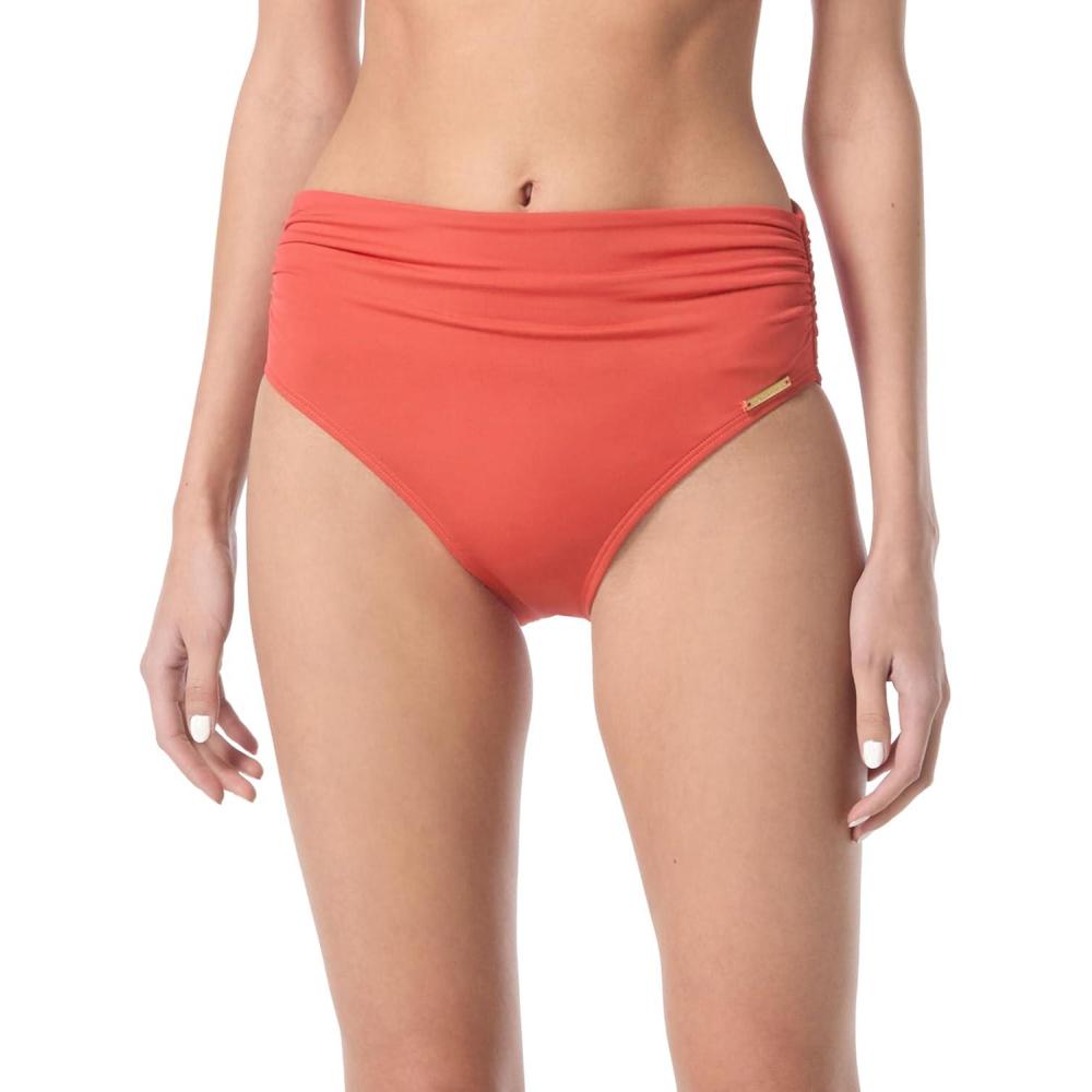 imageVince Camuto Womens Convertible High Waist Bikini BottomCinnabar