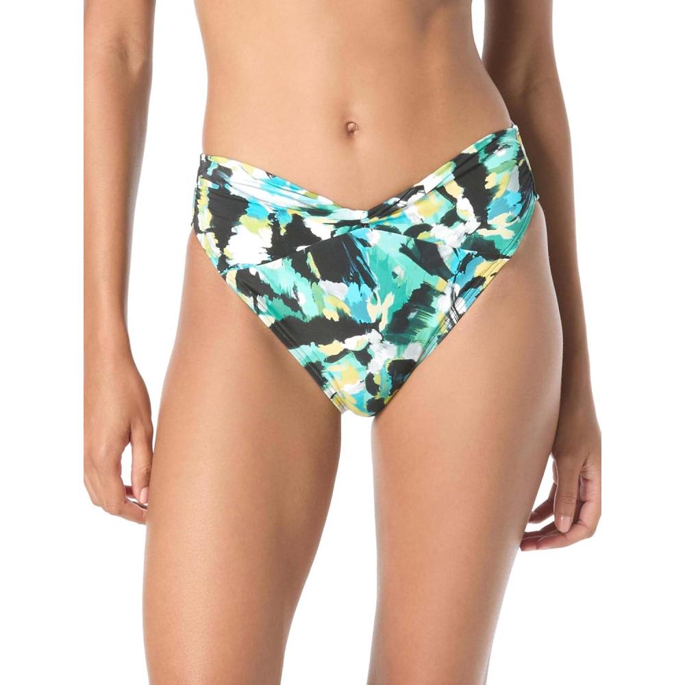 imageVince Camuto Womens Twist High Bikini BottomBlue Multi