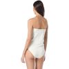 Vince Camuto Women’s Draped Bandeau Tankini Top(Ivory)