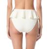 Vince Camuto Womens High Leg Skirted Bikini Bottom(Ivory)