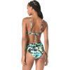 Vince Camuto Womens Underwire Bikini Top(Blue Multi)