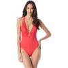 Vince Camuto Womens Shirred One Piece Swimsuit(Amaryllis)