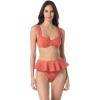 Vince Camuto Womens Underwire Bikini Top(Cinnabar)