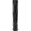Vince Camuto Women’s Sangeti Wide Calf Knee High Boot(Black Croco Leather)