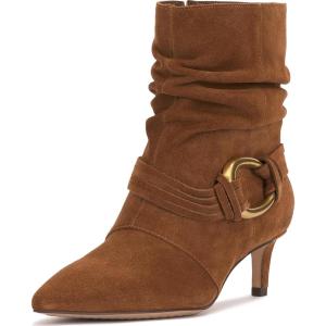 Vince Camuto Women’s Kirpa Ankle Boot(Burnt Sugar Suede)