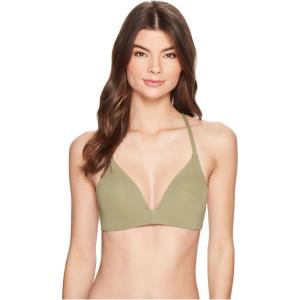 Vince Camuto Womens Molded Bikini Top(Riviera Avocado)