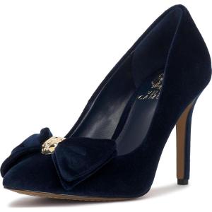 Vince Camuto Women’s Haylez Pump(Deep Navy Velvet)