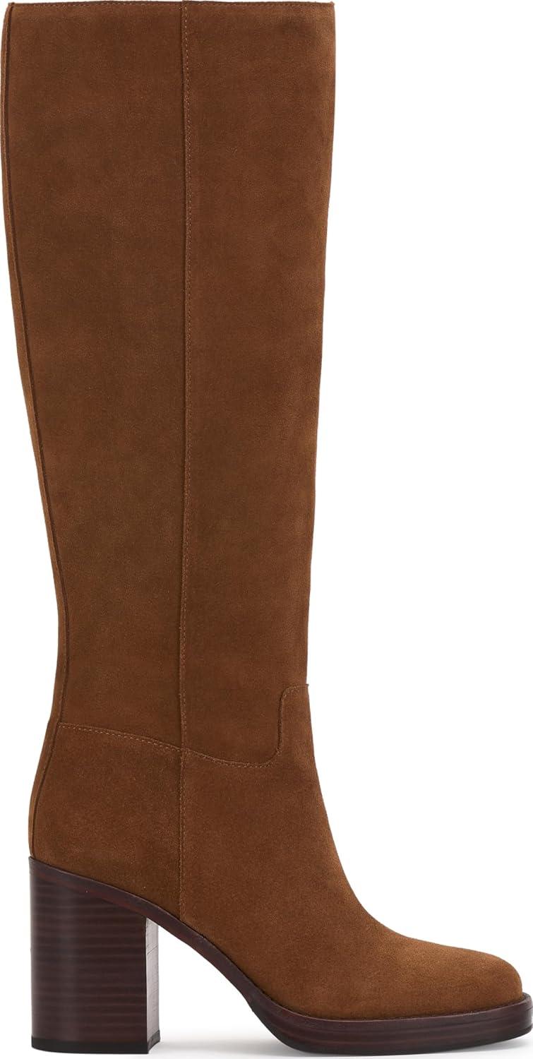 imageVince Camuto womens Gibi4Burnt Sugar Suede Extra Wide Calf