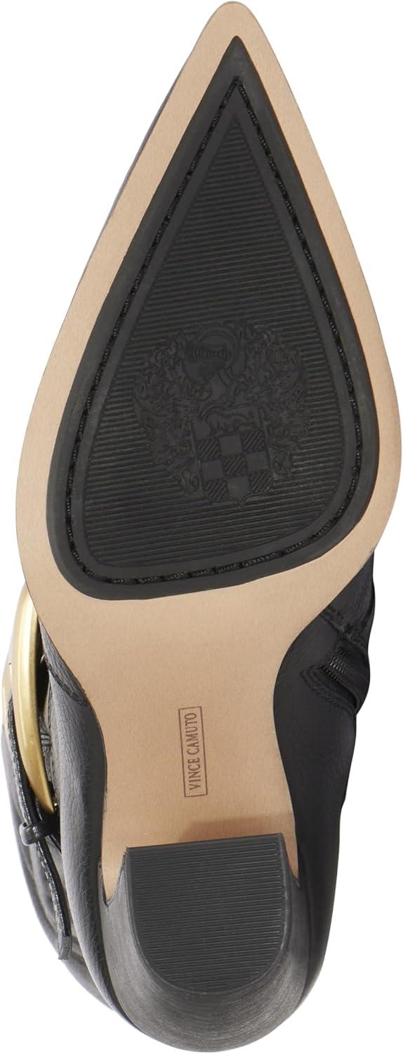 imageVince Camuto Biancaa Knee High Western BootBlack Wide Calf