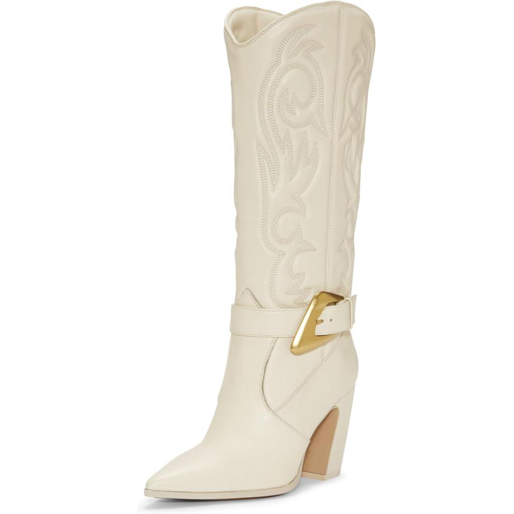 imageVince Camuto Biancaa Knee High Western BootRich Cream Wide Calf