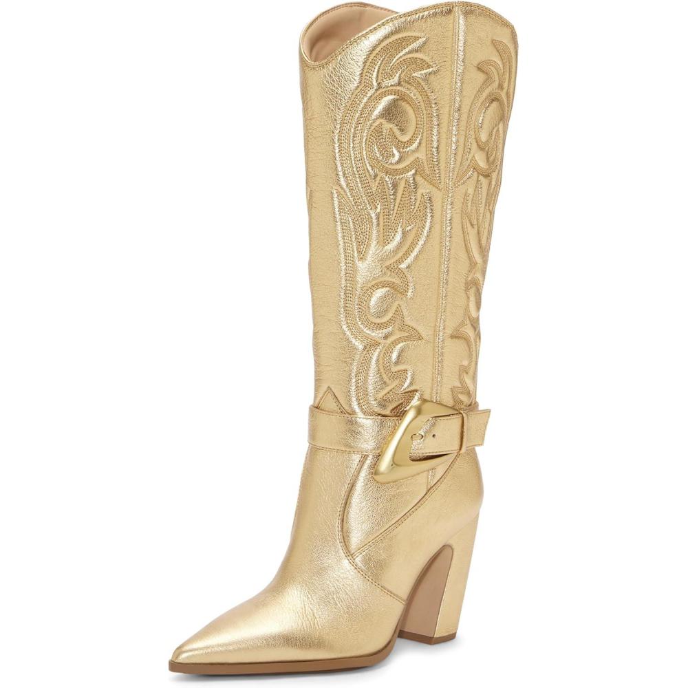 imageVince Camuto Biancaa Knee High Western BootTrue Gold
