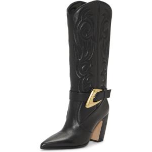 Vince Camuto Biancaa Knee High Western Boot(Black)