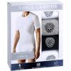 Vince Camuto Men’s Undershirt – 4 Pack Cotton Crewneck T-Shirt (Size: S-XL)(White/Grey Hthr/Black/White)
