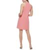 Vince Camuto Womens Sleeveless Halter Tie Neck Shift Mini Dress(Blush)