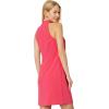 Vince Camuto Womens Sleeveless Halter Tie Neck Shift Mini Dress(Hot Pink)