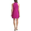 Vince Camuto Womens Sleeveless Halter Tie Neck Shift Mini Dress(Magenta)