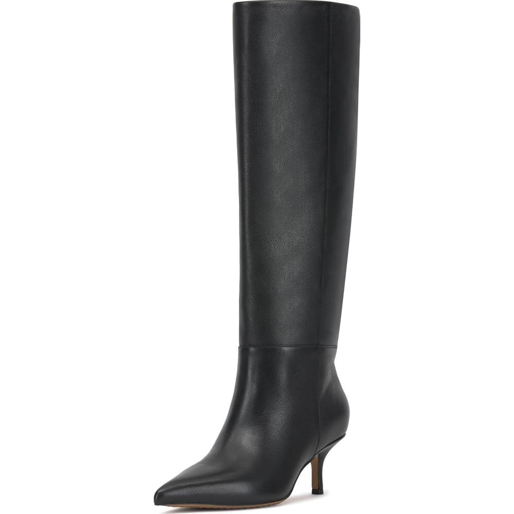 imageVince Camuto Womens Tansie Slouchy Knee High BootBlack Leather