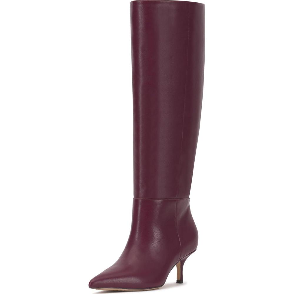 imageVince Camuto Womens Tansie Slouchy Knee High BootWineberry Leather