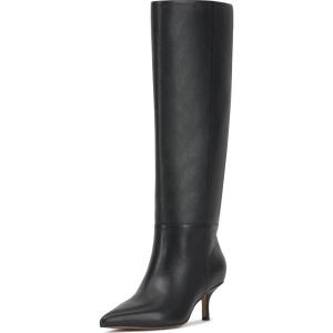 Vince Camuto Women’s Tansie Slouchy Knee High Boot(Black Leather)
