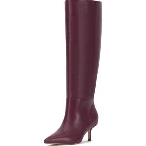 Vince Camuto Women’s Tansie Slouchy Knee High Boot(Wineberry Leather)