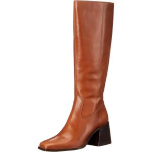Vince Camuto Women’s Sangeti Stacked Heel Knee High Boot Fashion(Spice Leather)