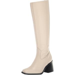 Vince Camuto Women’s Sangeti Stacked Heel Knee High Boot Fashion(Swan Leather)