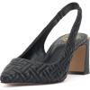 Vince Camuto Womens Hamden Slingback Pump(Black Quilted)