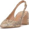 Vince Camuto Womens Hamden Slingback Pump(Natural/Gold)
