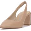 Vince Camuto Womens Hamden Slingback Pump(Soft Buff)