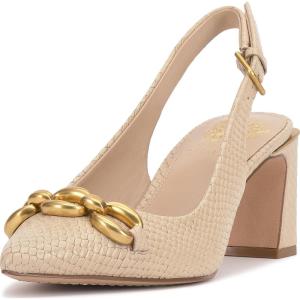 Vince Camuto Womens Hamden Slingback Pump(Buff Snake Print)