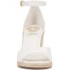Vince Camuto Women’s Felyn Espadrille Wedge(Bianco Leather)