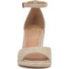 Vince Camuto Women’s Felyn Espadrille Wedge(Natural/Gold)