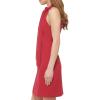 Vince Camuto Womens Sleeveless Halter Tie Neck Shift Mini Dress(Raspberry)
