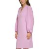 Vince Camuto Womens Stretch Crepe Bodycon Dress with Chiffon Balloon Sleeves(Orchid)