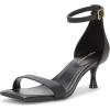 Vince Camuto womens Vinkely(Black Silky Leather)