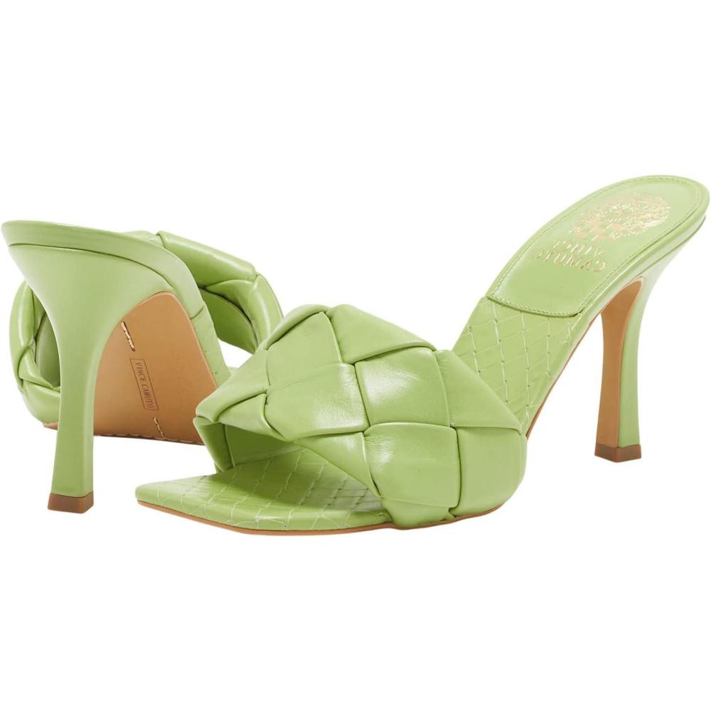 image:imageVince Camuto Womens Footwear Brelanie Woven Strap Dress Mule Heeled SandalPickled Pepper