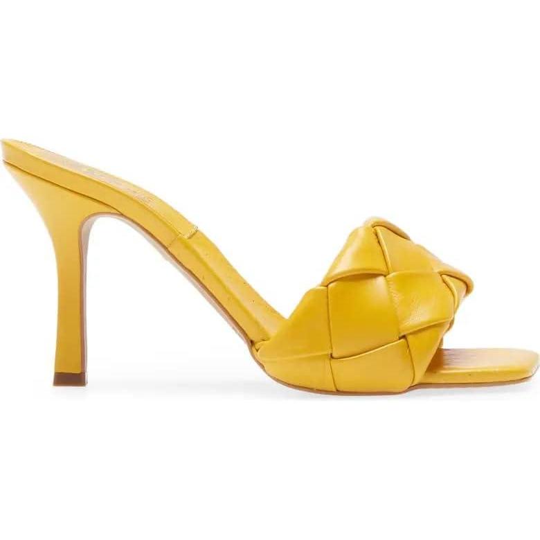 image:imageVince Camuto Womens Footwear Brelanie Woven Strap Dress Mule Heeled SandalSatsuma Spring