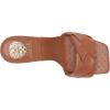 Vince Camuto Women’s Footwear Brelanie Woven Strap Dress Mule Heeled Sandal(Barn Brown)