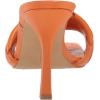 Vince Camuto Women’s Footwear Brelanie Woven Strap Dress Mule Heeled Sandal(Carribean Orange)