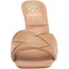 Vince Camuto Women’s Footwear Brelanie Woven Strap Dress Mule Heeled Sandal(Dulce De Leche)
