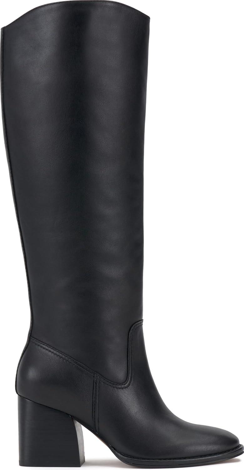 image:imageVince Camuto Womens Leila Knee High BootBlack Extra Wide Calf
