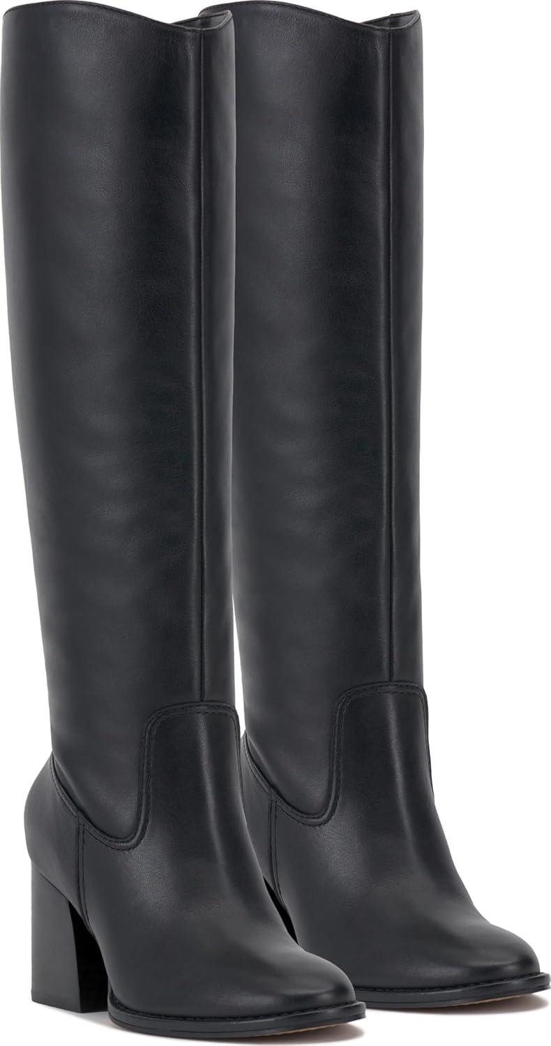 image:imageVince Camuto Womens Leila Knee High BootBlack Wide Calf