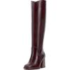 Rich Mahogany Extra Wide Calf