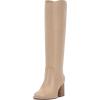 Vince Camuto Women’s Leila Knee High Boot(Soft Buff Wide Calf)