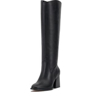 Vince Camuto Women’s Leila Knee High Boot(Black Extra Wide Calf)