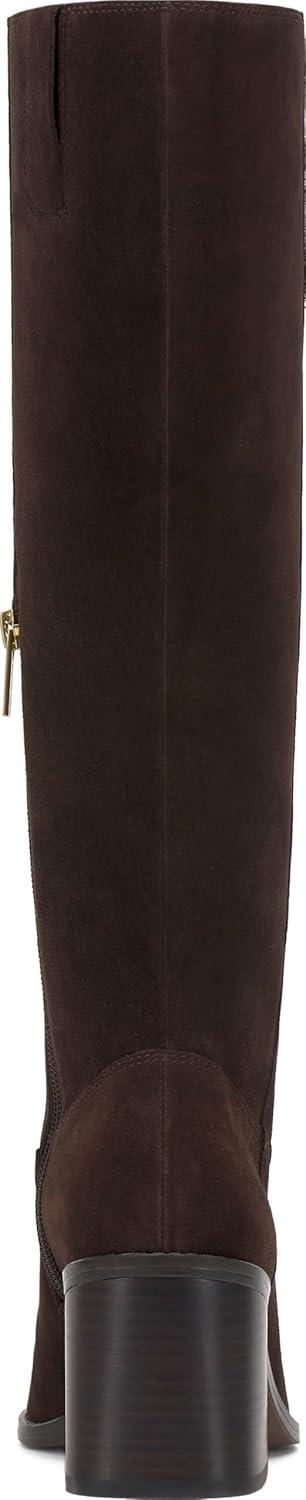image:imageVince Camuto Sangeti Extra Wide Calf Heel Knee High BootBrownie Suede Wide Calf
